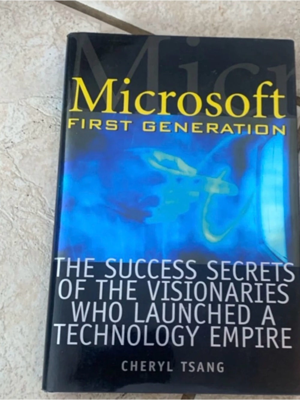 Microsoft Hardcover Book in Black and Blue - First Generation